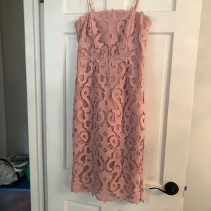 Bardot Lina Lace Cocktail Dress - Pink